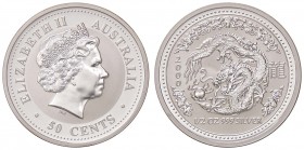 ESTERE - AUSTRALIA - Elisabetta II (1952) - 50 Cents 2000 AG
FS
