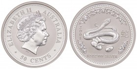 ESTERE - AUSTRALIA - Elisabetta II (1952) - 50 Cents 2001 AG
FS