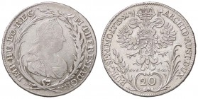 ESTERE - AUSTRIA - Giuseppe II (con la madre Maria Teresa) (1765-1780) - 20 Kreuzer 1779 EVS IK Kr. 2067.1 AG
qBB/BB+
