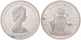 ESTERE - BAHAMAS - Elisabetta II (1952) - 5 Dollari 1972 AG Segnetti
FS