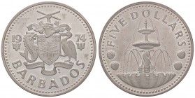 ESTERE - BARBADOS - Elisabetta II (1952) - 5 Dollari 1974 AG
FS