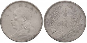 ESTERE - CINA - Repubblica Popolare Cinese (1912) - Dollaro 1920 Kr. 329.6 AG Abilmente lavata
BB-SPL