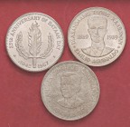 ESTERE - FILIPPINE - Repubblica - Piso 1969 Kr. 201 AG Assieme a peso 1963 e 1967 - Lotto di 3 monete
qFDC÷FDC
