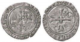 ESTERE - FRANCIA - Carlo VIII (1483-1498) - Bianco - Scudo accantonato da tre corone /R Croce accantonata da e gigli e due corone Dup. 587 (AG g. 2,91...