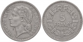 ESTERE - FRANCIA - Quarta Repubblica (1947-1958) - 5 Franchi 1952 Kr. 888b.1 R AL
BB-SPL