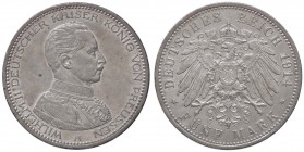 ESTERE - GERMANIA - PRUSSIA - Guglielmo II (1888-1918) - 5 Marchi 1914 A Kr. 536 AG
SPL-FDC