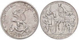 ESTERE - GERMANIA - PRUSSIA - Guglielmo II (1888-1918) - 3 Marchi 1913 A - 100 anni dalla sconfitta di Napoleone Kr. 534 AG Colpetti
SPL