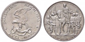 ESTERE - GERMANIA - PRUSSIA - Guglielmo II (1888-1918) - 2 Marchi 1913 A - 100 anni dalla sconfitta di Napoleone Kr. 532 AG
qFDC/FDC