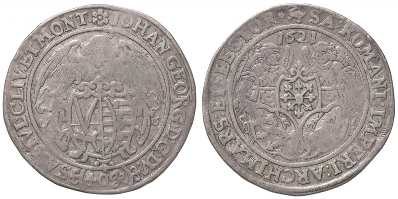ESTERE - GERMANIA - SASSONIA - Johann Georg I (1615-1656) - Tallero 1621 AG
qBB