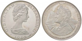 ESTERE - GIBILTERRA - Elisabetta II (1952) - Corona 1980 Kr. 11a AG In confezione
FS