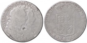 ESTERE - GRAN BRETAGNA - Guglielmo e Maria (1688-1694) - Mezza corona 1689 Kr. 472.1 RR AG
B/MB