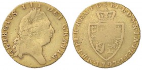 ESTERE - GRAN BRETAGNA - Giorgio III (1760-1820) - Mezza ghinea 1797 Spink 3735 (AU g. 4,1)
MB