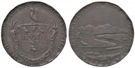 ESTERE - GRAN BRETAGNA - Giorgio III (1760-1820) - Token 1795 - Sir George Jackson R CU Del valore di mezzo penny Colpetti diffusi
qBB