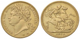 ESTERE - GRAN BRETAGNA - Giorgio IV (1820-1830) - Sterlina 1824 Kr. 682 R (AU g. 7,93)
qBB