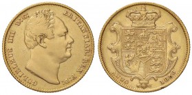ESTERE - GRAN BRETAGNA - Guglielmo IV (1830-1837) - Sterlina 1836 Kr. 717 (AU g. 7,93)
qBB/BB