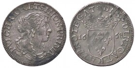 ZECCHE ITALIANE - ARQUATA - Luigini anonimi per il Levante (1668-1669) - Luigino 1668 CNI 1/2; MIR 22/1 R AG
BB