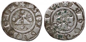 ZECCHE ITALIANE - BOLOGNA - Repubblica, a nome di Enrico VI Imperatore (1191-1327) - Bolognino grosso CNI 9/49; MIR 1 (AG g. 1,16)
qBB