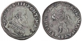 ZECCHE ITALIANE - BOLOGNA - Paolo III (1534-1549) - Bianco CNI 18; Munt. 98 (AG g. 5,07)
MB-BB