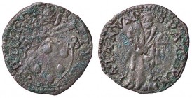 ZECCHE ITALIANE - FANO - Pio IV (1559-1566) - Quattrino CNI 3; Munt. 73 (CU g. 0,59)
qBB/BB