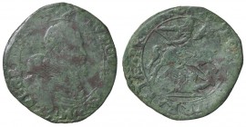 ZECCHE ITALIANE - FERRARA - Gregorio XV (1621-1623) - Quattrino 1622 CNI 62; Munt. 67 CU
meglio di MB