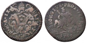 ZECCHE ITALIANE - FERRARA - Clemente XI (1700-1721) - Grossetto da 13 quattrini 1709 A. IX Munt. 242 MI
meglio di MB