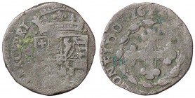 SAVOIA - Carlo Emanuele II, reggenza (1638-1648) - 4 Soldi 1642 Biella o Ivrea MIR 780 RR (MI g. 4,4)II tipo
meglio di MB