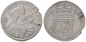 SAVOIA - Vittorio Amedeo II (reggenza, 1675-1680) - Lira 1678 MIR 838d R AG Frattura di conio
BB/BB+