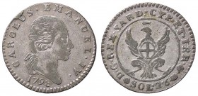 SAVOIA - Carlo Emanuele IV (1796-1800) - 2,6 Soldi 1798 CNI 14; Mont. 21 MI
MB-BB