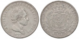 SAVOIA - Carlo Felice (1821-1831) - 5 Lire 1827 G Pag. 72; Mont. 64 AG
qBB