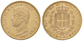 SAVOIA - Carlo Alberto (1831-1849) - 20 Lire 1841 G Pag. 192; Mont. 64 AU
BB-SPL