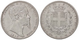 SAVOIA - Vittorio Emanuele II (1849-1861) - 5 Lire 1850 G Pag. 370; Mont. 41 R AG
MB
