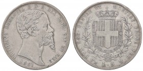 SAVOIA - Vittorio Emanuele II (1849-1861) - 5 Lire 1851 G Pag. 372; Mont. 43 R AG
MB-BB