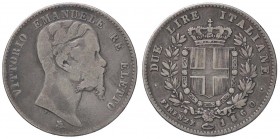 SAVOIA - Vittorio Emanuele II Re eletto (1859-1861) - 2 Lire 1860 F Pag. 436; Mont. 112 R AG
MB