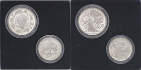 REPUBBLICA ITALIANA - Repubblica Italiana (monetazione in lire) (1946-2001) - Dittico 1991 - Flora e fauna Mont. 34bis NC AG In confezione
FS