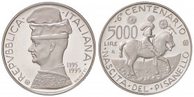 REPUBBLICA ITALIANA - Repubblica Italiana (monetazione in lire) (1946-2001) - 5.000 Lire 1995 - Pisanello Mont. 49bis NC AG Senza confezione
FS