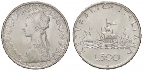 REPUBBLICA ITALIANA - Repubblica Italiana (monetazione in lire) (1946-2001) - 500 Lire 1967 - Caravelle Mont. 11 AG
FDC