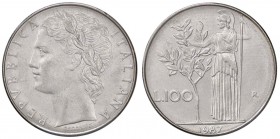 REPUBBLICA ITALIANA - Repubblica Italiana (monetazione in lire) (1946-2001) - 100 Lire 1987 NC AC Asse ruotato di 70°
BB-SPL