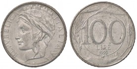 REPUBBLICA ITALIANA - Repubblica Italiana (monetazione in lire) (1946-2001) - 100 Lire 1999 AC Asse ruotato di 60°
qFDC