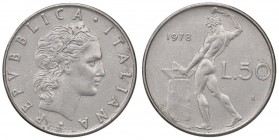 REPUBBLICA ITALIANA - Repubblica Italiana (monetazione in lire) (1946-2001) - 50 Lire 1978 NC AC Asse ruotato di 240°
qSPL
