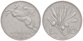 REPUBBLICA ITALIANA - Repubblica Italiana (monetazione in lire) (1946-2001) - 10 Lire 1946 Mont. 3 R IT
BB+