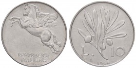 REPUBBLICA ITALIANA - Repubblica Italiana (monetazione in lire) (1946-2001) - 10 Lire 1948 Mont. 6 NC IT
qFDC/FDC