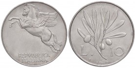 REPUBBLICA ITALIANA - Repubblica Italiana (monetazione in lire) (1946-2001) - 10 Lire 1949 Mont. 7 IT Da rotolino
FDC