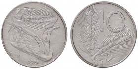 REPUBBLICA ITALIANA - Repubblica Italiana (monetazione in lire) (1946-2001) - 10 Lire 1981 Mont. 32 NC IT Ribattuto su entrambi i lati
qFDC