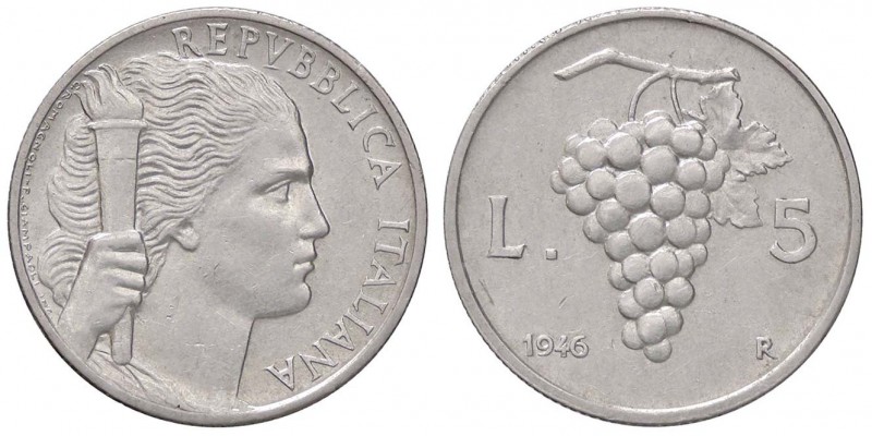 REPUBBLICA ITALIANA - Repubblica Italiana (monetazione in lire) (1946-2001) - 5 ...