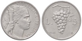 REPUBBLICA ITALIANA - Repubblica Italiana (monetazione in lire) (1946-2001) - 5 Lire 1946 Mont. 3 RR IT
SPL/qSPL