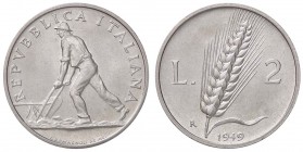 REPUBBLICA ITALIANA - Repubblica Italiana (monetazione in lire) (1946-2001) - 2 Lire 1949 Mont. 6 NC IT
FDC