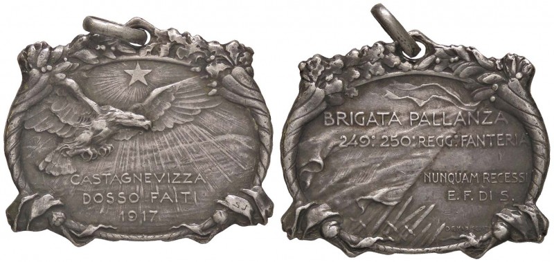 MEDAGLIE - SAVOIA - Vittorio Emanuele III (1900-1943) - Medaglia 1917 - Brigata ...