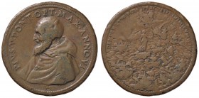 MEDAGLIE - PAPALI - Pio V (1566-1572) - Medaglia A. VI - Battaglia di Lepanto Volt. 572 AE Ø 35
qBB