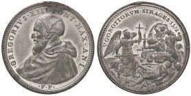 MEDAGLIE - PAPALI - Gregorio XIII (1572-1585) - Medaglia 1572 A. I - Strage degli Ugonotti MB Ø 35 Appiccagnolo rimosso
BB-SPL