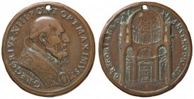 MEDAGLIE - PAPALI - Gregorio XIII (1572-1585) - Medaglia Cappella di San Gragorio AE Ø 40Fondazione del collegio dei Gesuiti a Roma Foro
qBB